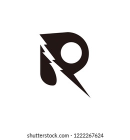 r letter vector logo