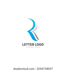 Logotipo de Vector de letra R abstracto