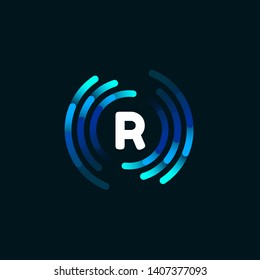 R LETTER VECTOR LOGO APHABET ICON