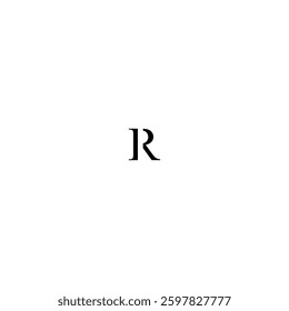 r letter vector logo company design