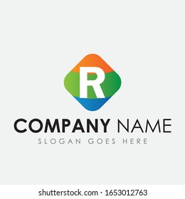 R Letter Vector Logo Design, This R letter logo design is high resolution vector base logo.you can use anywhere.