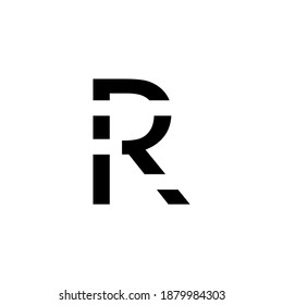 r letter vector logo design