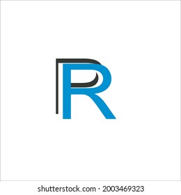 r letter vector logo design