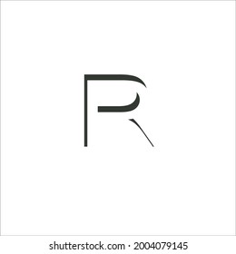 R letter vector logo design