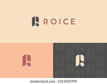 R letter Vector Logo design for elegant look and style for a business feels connected to nature