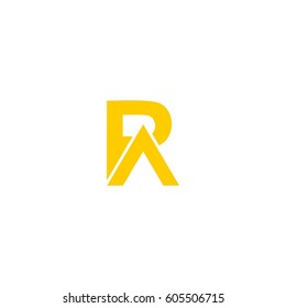 r letter vector logo. ra letter vector logo