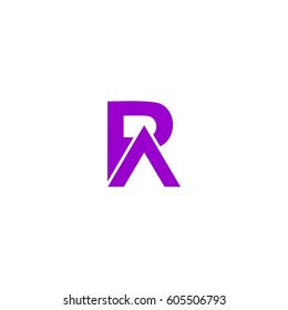 r letter vector logo. ra letter vector logo