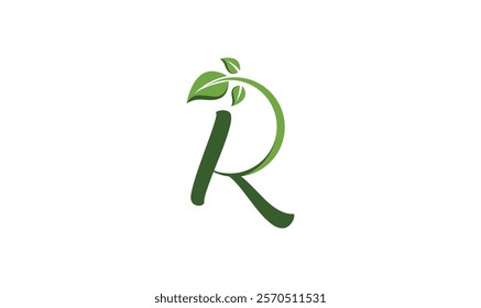 R Letter Wellness Logo for Health Care Company