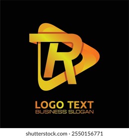 R  lettering logo is simple, easy to understand and authoritative
