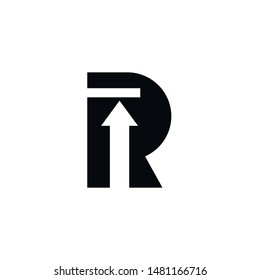 R letters icon logo design vector