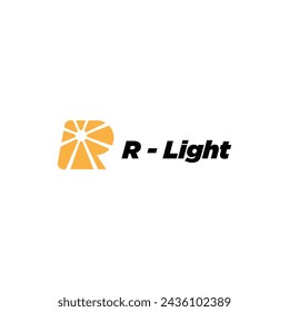 R light logo icon vector