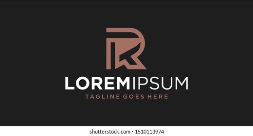 r line logo design inspiration	