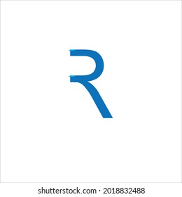 R Logo with Blue Color