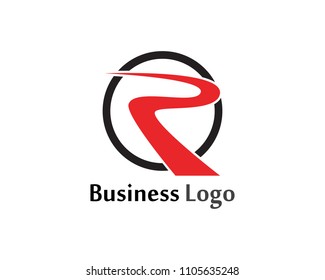 R Logo Business Template Vector icon
