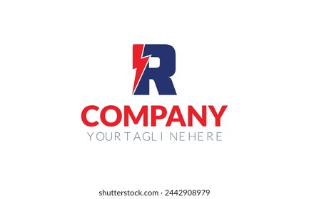 R logo for the company company that says company your company