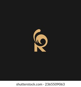 Logotipo R Con Vector De Plantilla De Vector De Tipografía Empresarial Moderna Creativa Abstracta Letra R Logotipo Vector,