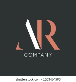 A R logo design