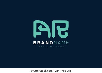 A and R logo design. AR abstract Letters Logo Monogram. This logo design is the process of creating a visual symbol that represents a brand, company, or individual.