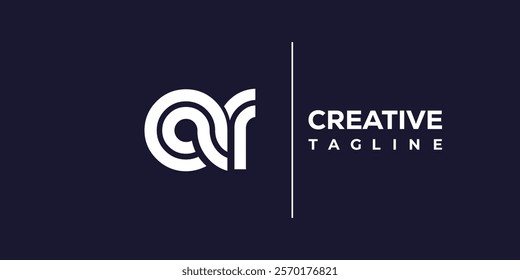 A and R logo design. AR abstract Letters Logo Monogram. This logo design is the process of creating a visual symbol that represents a brand, company, or individual.