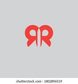 R R logo design for Corporate.-Vector