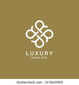 Monograma de diseño de logotipo creativo