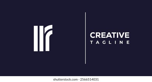 I and R logo design. IR abstract Letters Logo Monogram. This logo design is the process of creating a visual symbol that represents a brand, company, or individual.