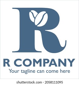 R logo design on Bar and Nightclub theme