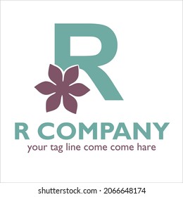 R logo design on Religious theme