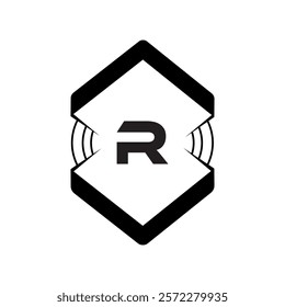 R logo design, R simple and modern logo. R luxurious alphabet design home and city style logo design
