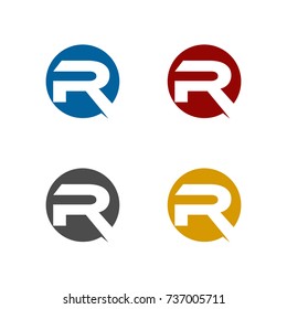 R LOGO DESIGN TEMPLATE