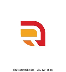 R Logo Design Template. ER Logo Vector