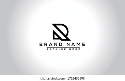 R Logo Design Template Vector Graphic Branding Element.