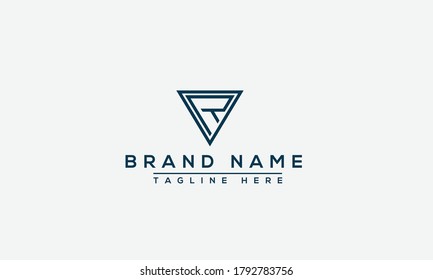 R Logo Design Template Vector Graphic Branding Element.