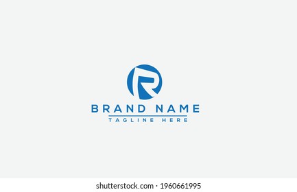 R Logo Design Template Vector Graphic Branding Element.