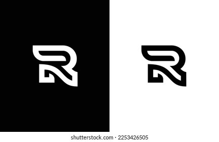 vector de diseño de logotipo R