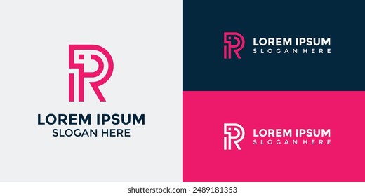 R Logo Design Template Vector Graphic Branding