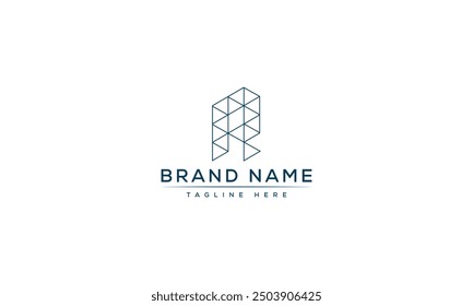 R logo Design Template Vector Graphic Branding Element.