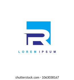 R LOGO DESIGN VECTOR