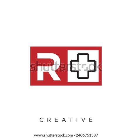 r logo design vector icon	