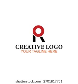 R-Logo-Design, Vektorlogo, Illustration, Logo-Design