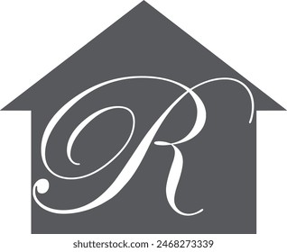 R logo design vector images .Luxury R Real Estate logo design vector images. R letters logo design vector icon design. R Home  or House logo template icon
