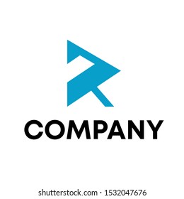 R logo design vector shape 