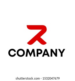 R logo design vector shape 