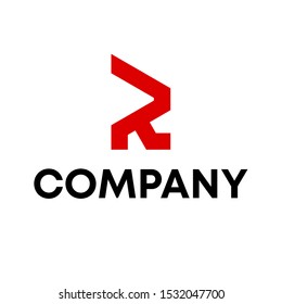 R logo design vector shape 