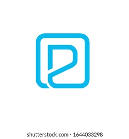 Plantilla de signo vectorial de diseño de logotipo R