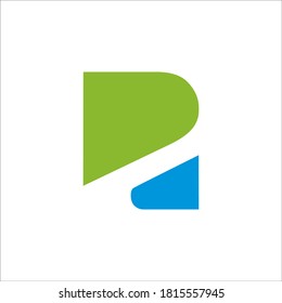 Signo vectorial de diseño de logotipo R