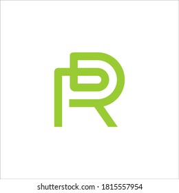 R logo design vector sign