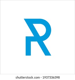 R Logo-Design-Vektorsymbol