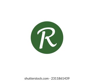 Plantilla vectorial de diseño de logotipo R