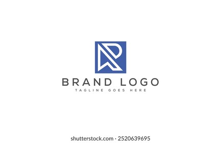 R logo design vector template design for brand